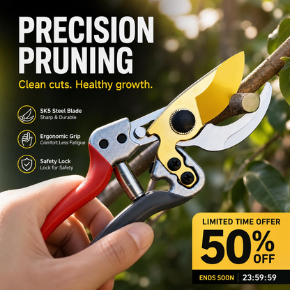 Versatile SK5 Sharp Durable Heavy-Duty Pruning Shears