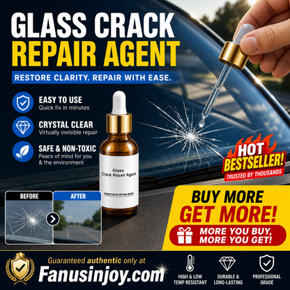 Glass Crack Repair Agent