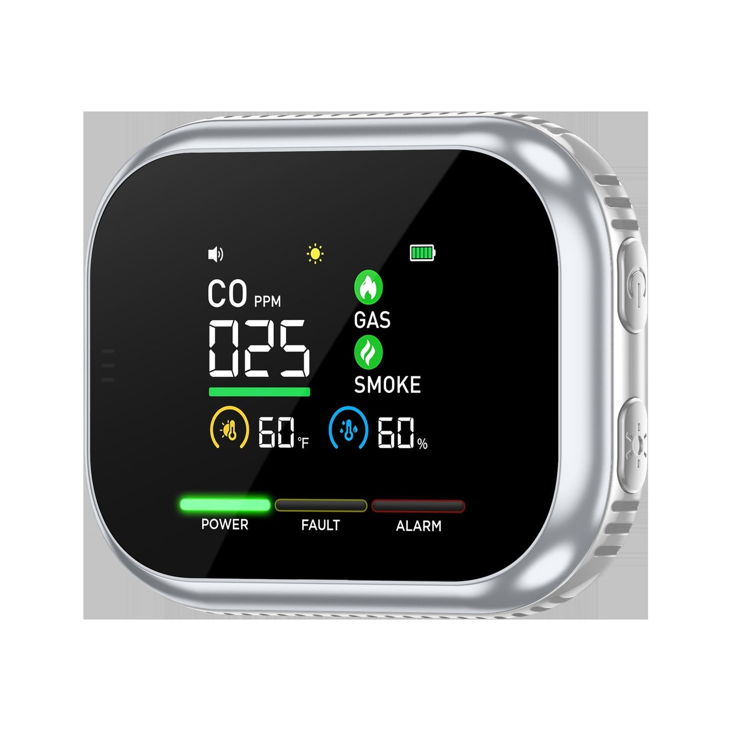 🎉Portable Multi-Gas Alarm with LCD Display & Battery Backup