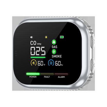 🎉Portable Multi-Gas Alarm with LCD Display & Battery Backup